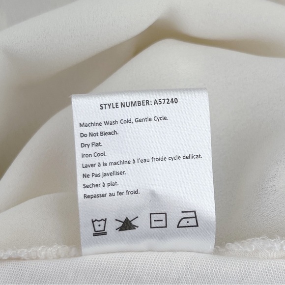 Anthropologie One September Pasto Swiss Dot Embroidered Beaded Cream Blouse, S - Picture 11 of 11